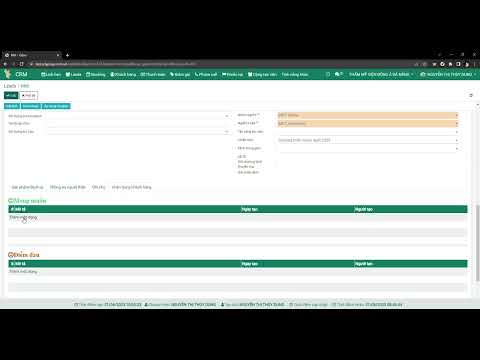 HDSD tạo lead, booking và cách tính năng liên quan đến lead
