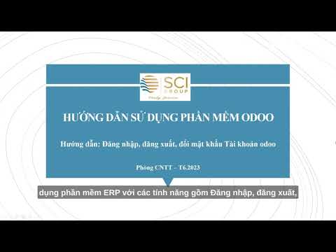 Hướng dẫn đăng nhập, đăng xuất, đổi mật khẩu trên phần mềm ERP